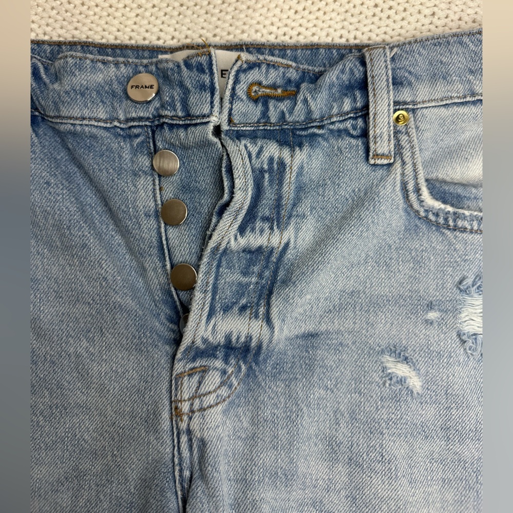 Frame Le Slouch Bermuda Shorts Size 25 - Picture 4 of 7